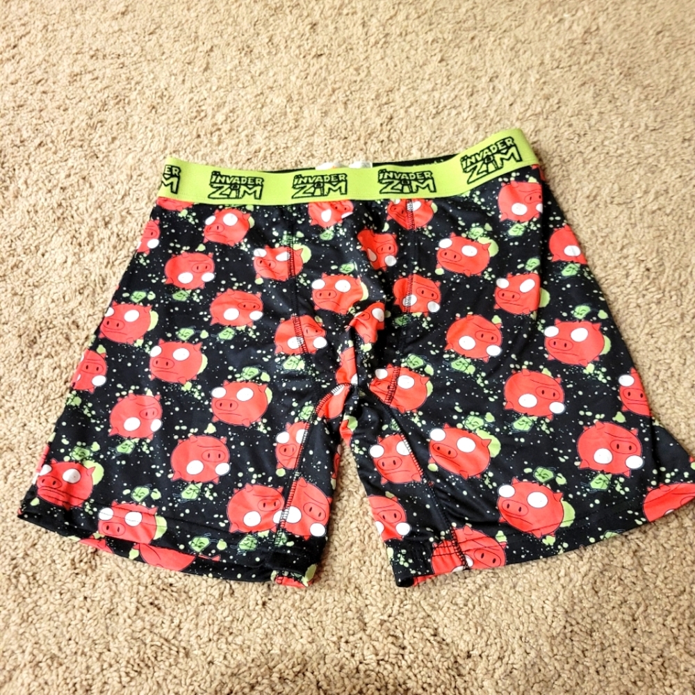Mens Nickelodeon Invader Zim Boxer Brief Boxers (Large) - New Without Tags
